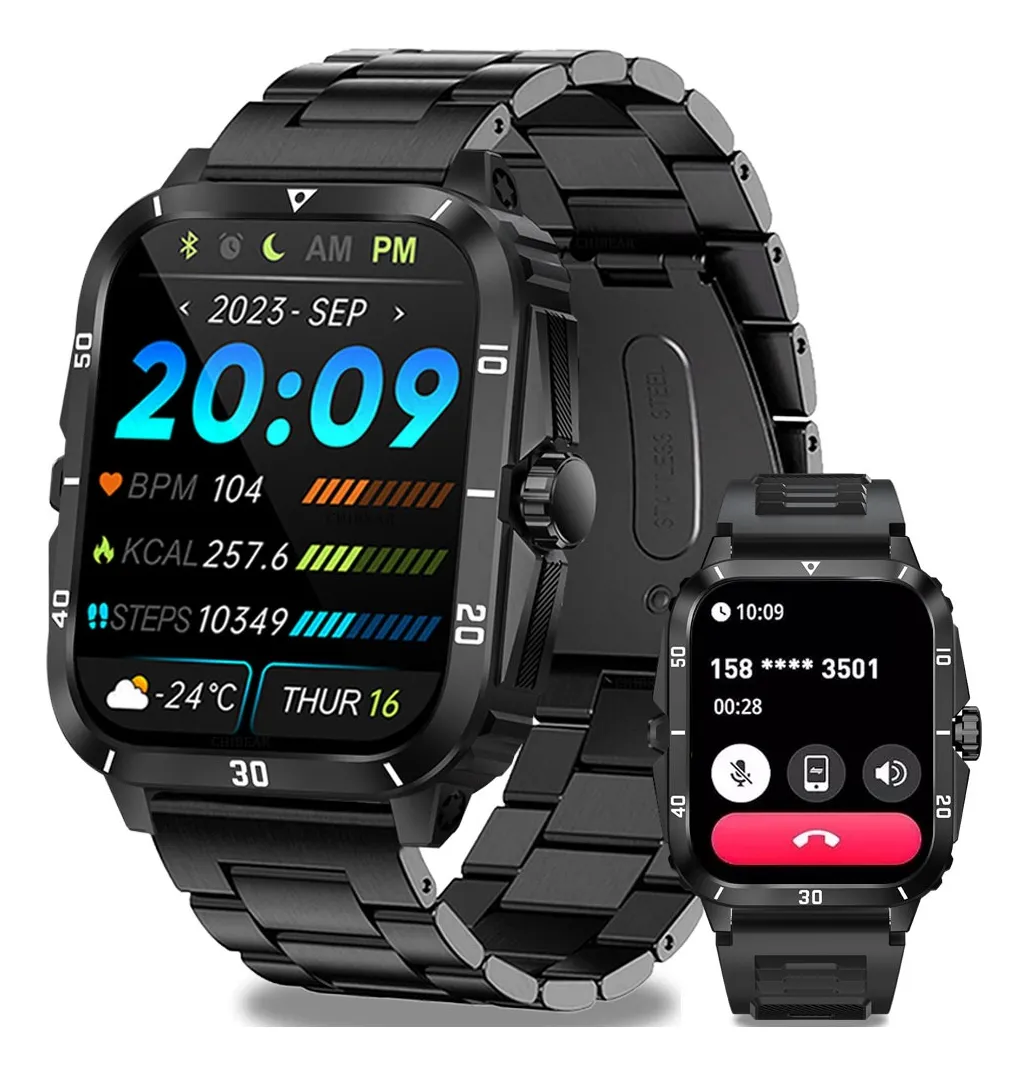 Reloj inteligente para hombre 196 Bluetooth Llamada Deport Vayotoy