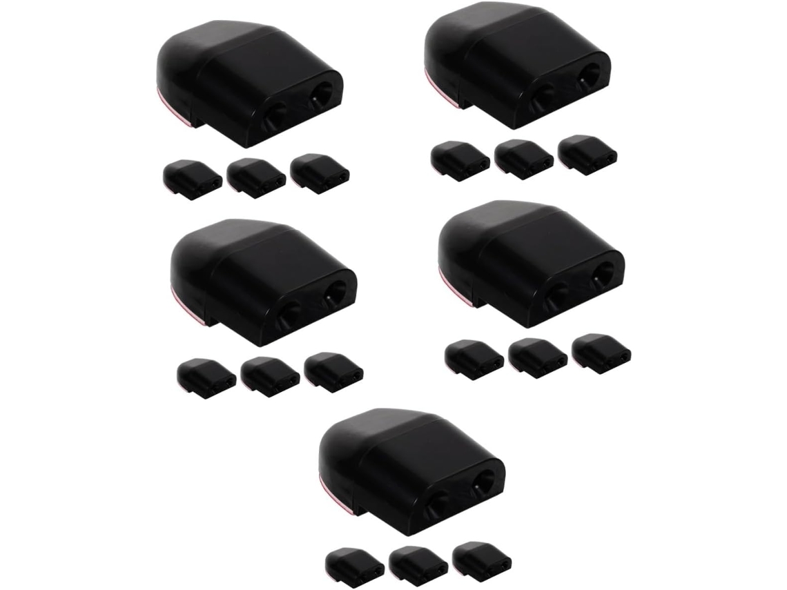Juego De 5 Silbatos Repelentes De Ciervos, Silbatos Para Coche, Kit De Seguridad Automotriz, Bocina Para Coche, Abs Negro
