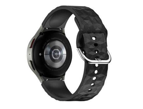 Correa para Galaxy Watch 5 / 5 Pro / 4 Silicona Texturizada Diamante Negro AVIZAR