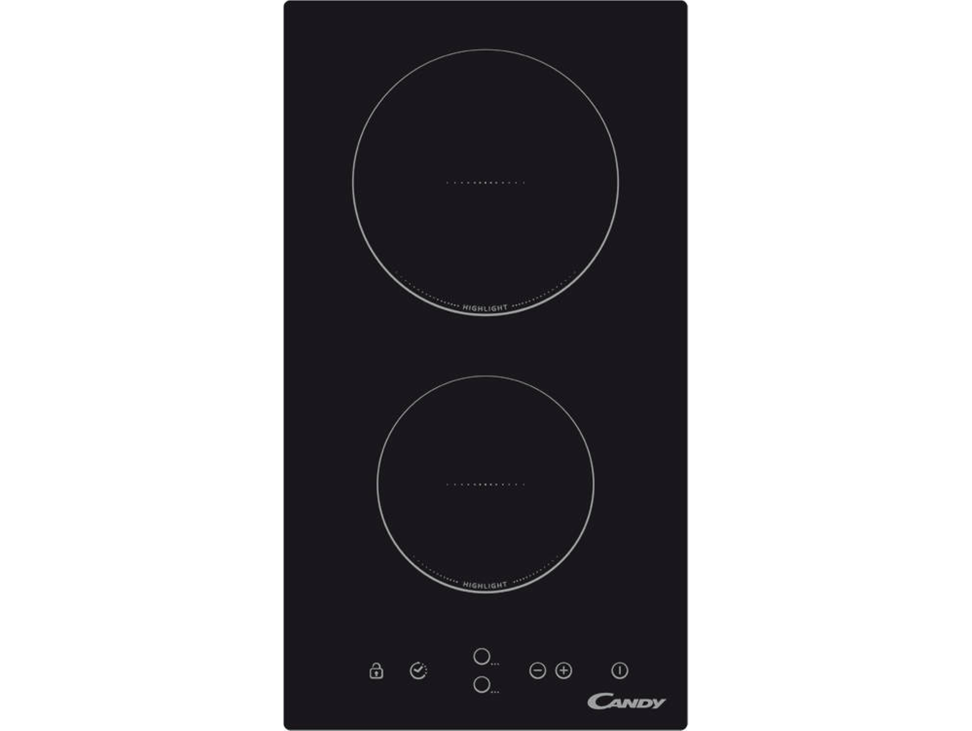 Placa de Vitrocerámica CANDY CDH 30 (Eléctrica - 28.8 cm - Negro)