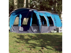 Tienda De Campaña Familiar Túnel 8 Personas Impermeable Azul