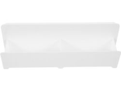 Zapatero de pared blanco GOKOCO para organizar zapatos y zapatillas con adhesivo resistente.