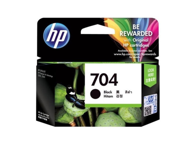 Cartucho de tinta Original HP 704 Negro