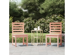 Sillas de jardín (2 unidades, 50 x 48 x 91,5 cm, madera maciza Douglas, DKD, decoración del hogar)