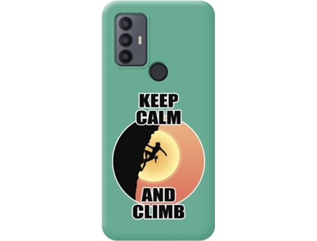 Carcasa para TCL 30 SE TUMUNDOSMARTPHONE Silicona Líquida Dibujos Verde
