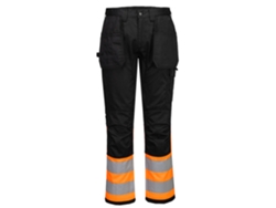 Pantalón De Trabajo Alta Visibilidad Clase 1 | Seguridad Naranja/negro / 42