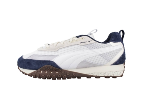 Zapatos de Hombre PUMA YELLOW Blktop Rider Preppy Tecido Blanco (41)