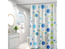 180*200 Cortina De Ducha- 180*200 Cm Hebilla De Metal con Gancho