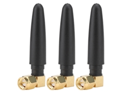 3 Piezas Antena De Módulo Inalámbrico 3dbi Rosca Interna Sma L Conector Macho Sma
