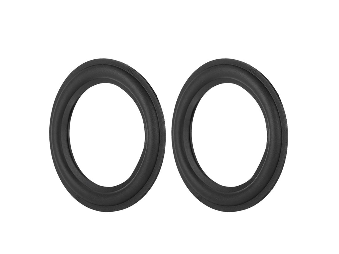 Borde De Goma De 5 Pulgadas Para Repuesto De Reparación De Altavoces De Subwoofer, Color Negro.
