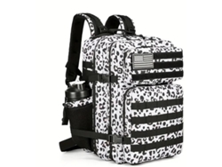 Mochila Táctica De Asalto Impermeable De 45 L Con Sistema Molle (estampado De Leopardo), Chrui