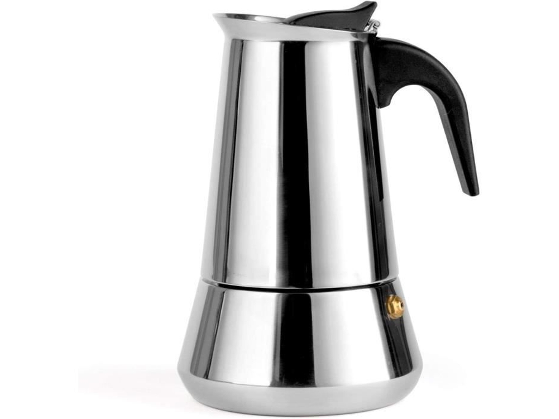 Lv113003 cafetera espresso italiana trevi 6 tazas acero inoxidable plata 112 x 140 x 188 cm 380