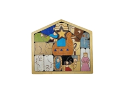 Rompecabezas de madera para decoración interior religiosa