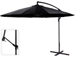 Sombrilla PROGARDEN Negro Excéntrico (300 cm)