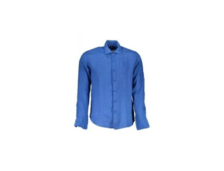 Camisa de Hombre LA MARTINA Elige Tallamarca La Martinagénero Hombretipo Producto Mlcolor Lino Azul (S)