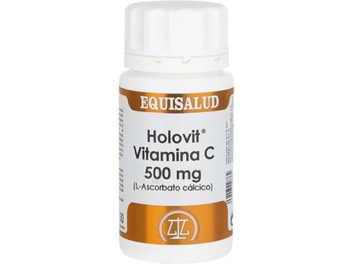 Complemento Alimentar EQUISALUD Holovit Vitamina C (50 cápsulas de 500mg)