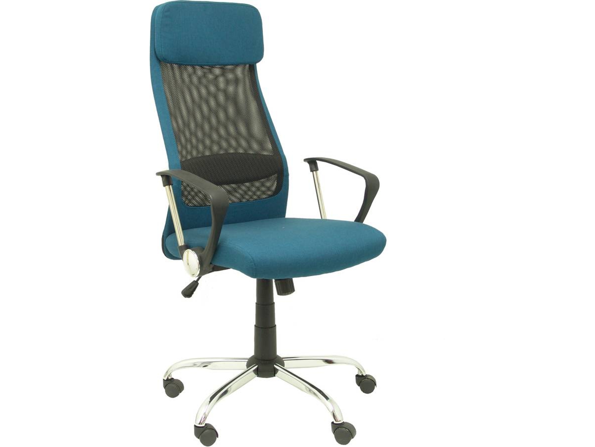 Silla Esteras Tela Turquesa
