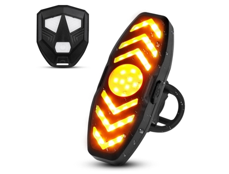 Luz trasera para bicicleta, luz trasera para bicicleta LED potente recargable por USB, luz trasera ultrabrillante para bicicleta deportiva para moc...