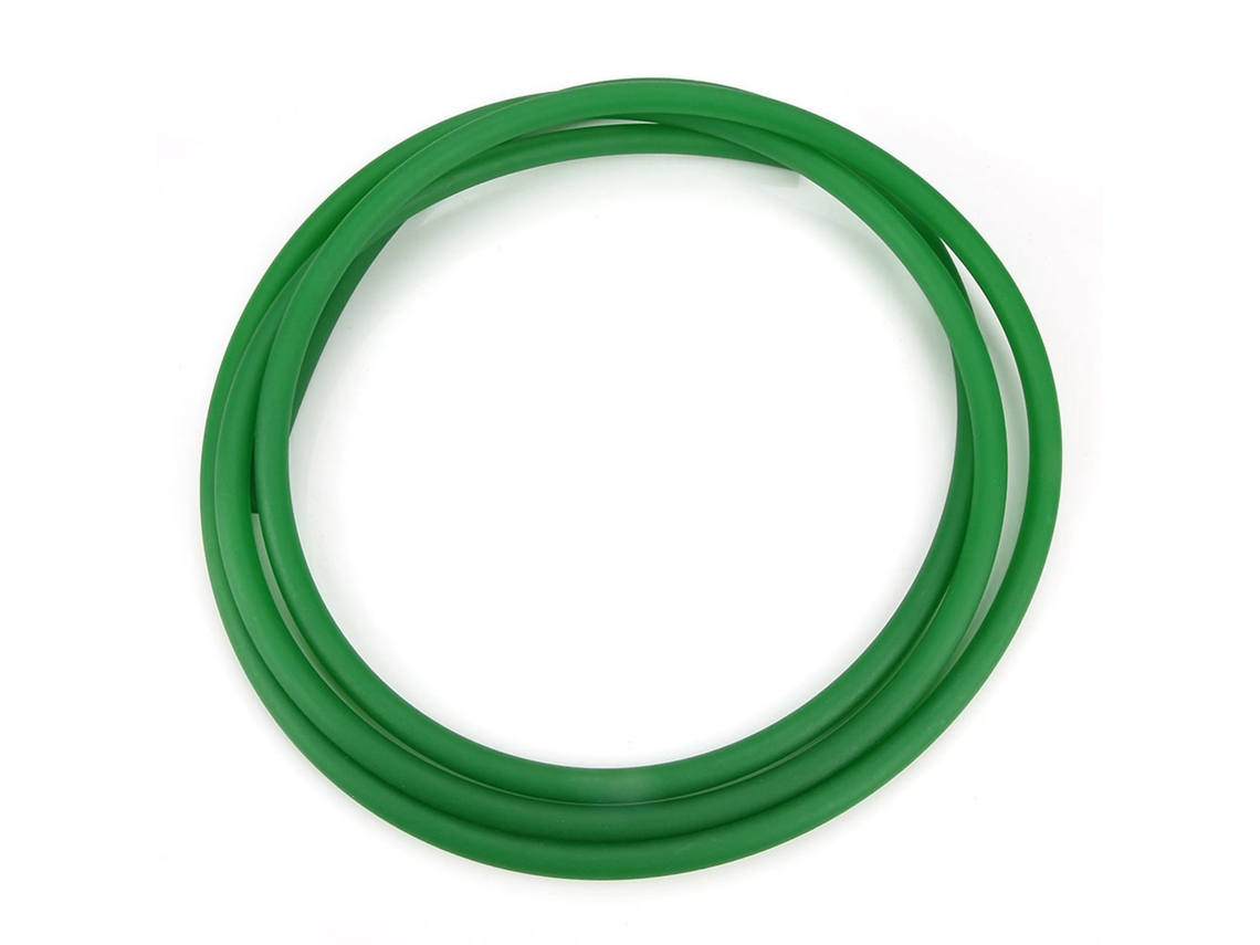 Correa Redonda De Poliuretano Verde Con Superficie Rugosa Para Transmisión, 12 Mm X 3 M
