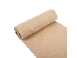 Servilleta De Mesa Rústica De Yute Natural De 30x500cm Para Bodas, Fiestas Y Manualidades.