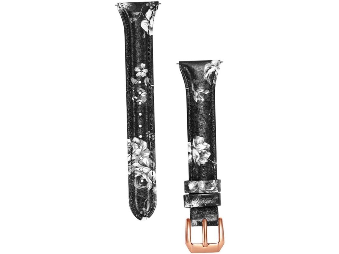 Correa de cuero para reloj inteligente compatible con Galaxy Watch Active, correa casual unisex ligera P Gokoco
