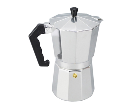 Estufa Top Moka Pot Aluminio Café Italiano Herramientas de preparación de café Espresso Mochaccino Maker 12 taza de copares | Cafeteras