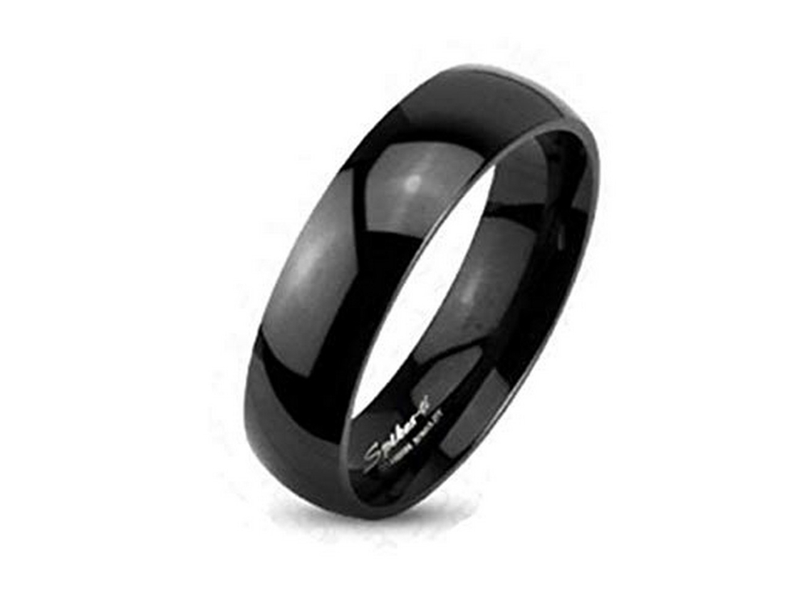 Anillo de titanio negro Aesop Kash  En stock  Lucleon