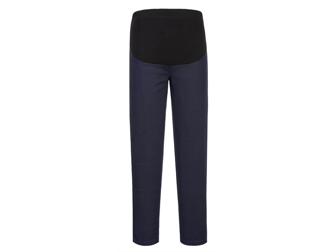 Pantalones de maternidad elásticos Portwest para mujer: comodidad y estilo para uniformes / Negro / L