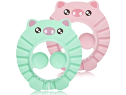 Gorro De Ducha Para Bebé Kitchen's Dream, Juego Ajustable De 2 Piezas, Protector Impermeable Para Champú De Bebé Para Niños