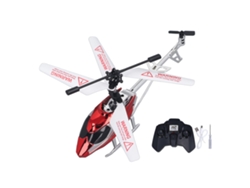 2026-juguete De Helicóptero Rc 3.5 Canales Con Luz Led Resistente A Caídas De Aleación Recargable Usb Rojo Para Niños