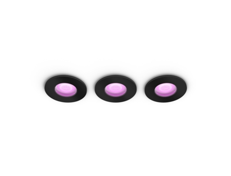 Philips Hue White and Color ambiance 8719514452190 iluminación inteligente Punto de iluminación inteligente Bluetooth/Zigbee Negro 5,7 W PHILIPS BY...