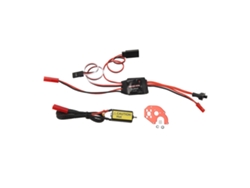 Kit Controlador De Velocidad Eléctrico Brushless Esc 30a Y Motor Eléctrico 050 66t Para Coche Rc De Escalada 1/18 1/24 Con Soporte