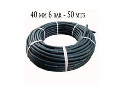 Tuberia Polietileno Agricola 40 Mm 6 Bar 50M Negro SUINGA
