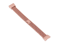 Correa De Repuesto De Banda De Reloj De Metal Compatible Con Fitbit Charge 2