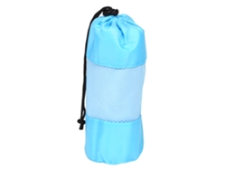 Toalla Deportiva 80x130cm De Microfibra Para Gimnasio, Piscina Y Viaje Con Bolsa Azul Claro