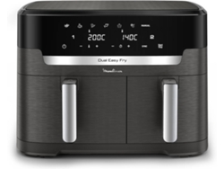 Freidora de aire MOULINEX Air Fryer Easy Fry Dual XXL EZ942HF0 (11 L - Negro)