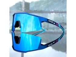 (estilo 6) Gafas De Ciclismo, Lentes De Polímero Negro Con Protección Uv400, Montura Tr-90