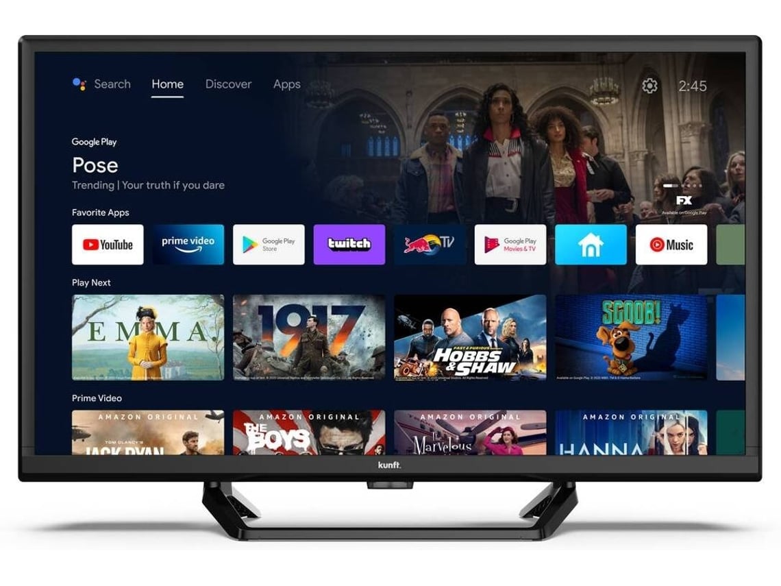 TV KUNFT K8414H24H (LED - 24'' - 61 cm - HD - Smart TV)