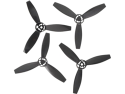Juego De 4 Hélices Para Avión Rc, Accesorios De Repuesto Modificados, Aptos Para El Dron Bebop 2 (negro).