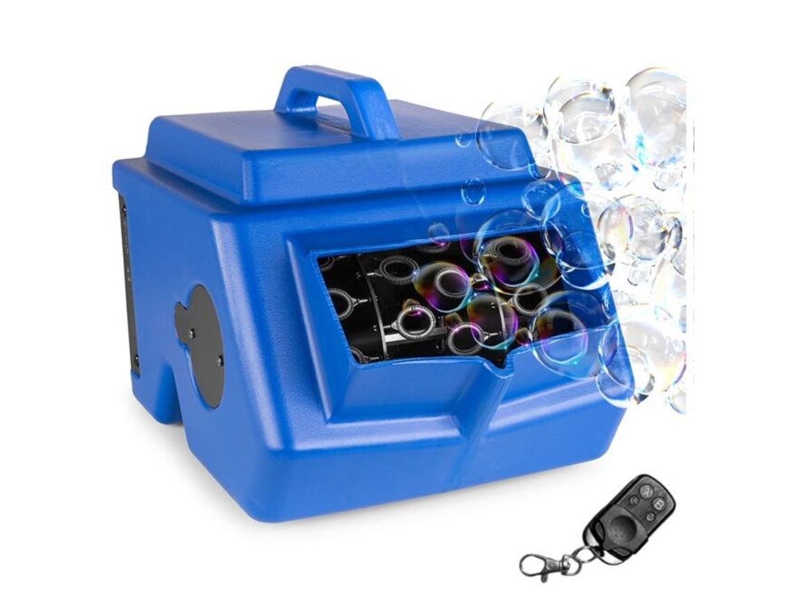 Máquina de burbujas doble potente Light4me de Bubble Blue