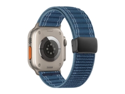 Correa de nailon para Apple Watch con diseño ondulado y cierre magnético CSYY (42 x 41 x 40 x 38 mm)