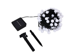 Bj-lampadas De Cadeia De Bolas 100led 12m Ip65 Bateria Impermeável Interior Exterior Halloween Festa Jardim Quente Luz
