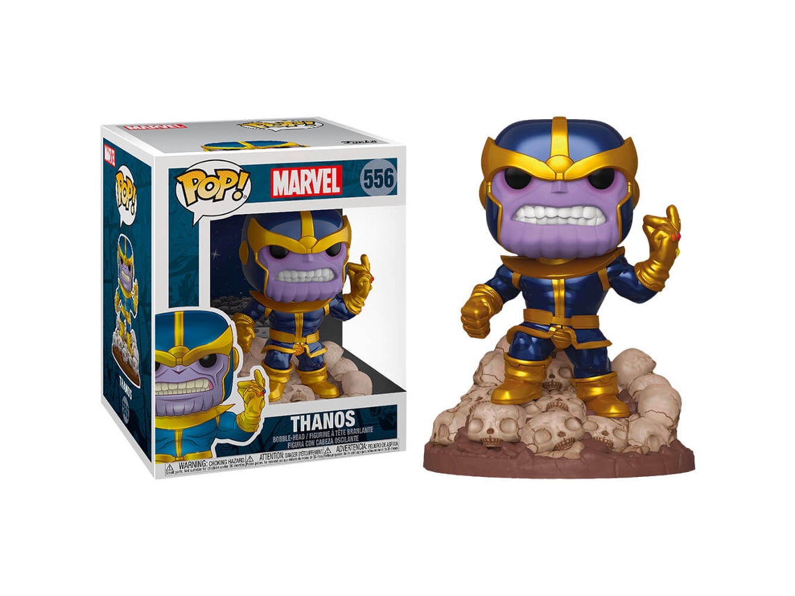Figura Funko MARVEL Thanos Infinity Saga Mtllic 80 Años Us Ex 6 Pop! dx