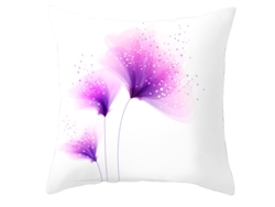Serie de Funda Decorativa de Almohada Flores Abstractas en Flor