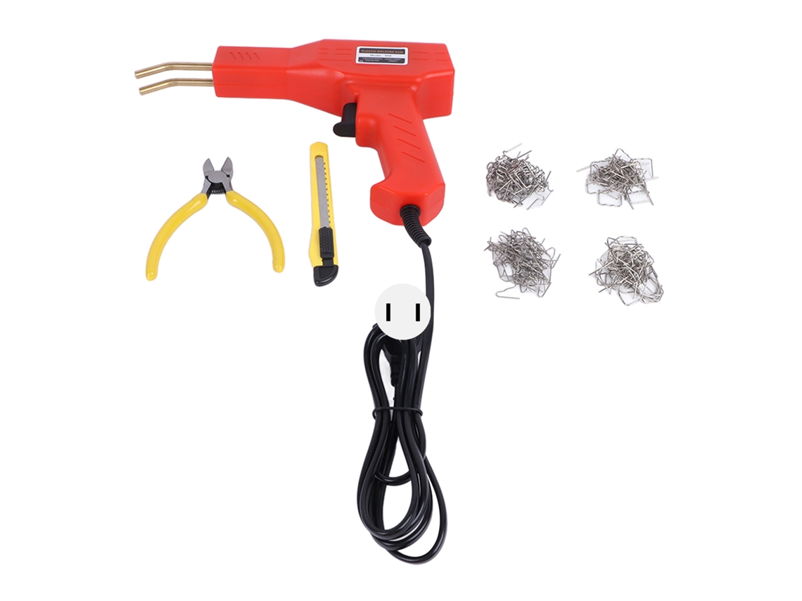 Kit De Soldadura De Plástico Con Pinza Calefactora, Calentamiento Rápido, Ergonómico, Fácil De Usar Para Reparaciones, Enchufe Estadounidense De 110 V.