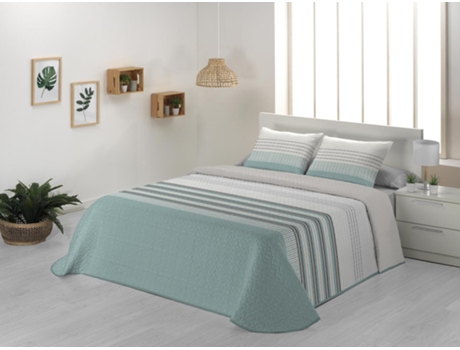Colcha JVR Niza (Poliéster - Azul - 270 cm)