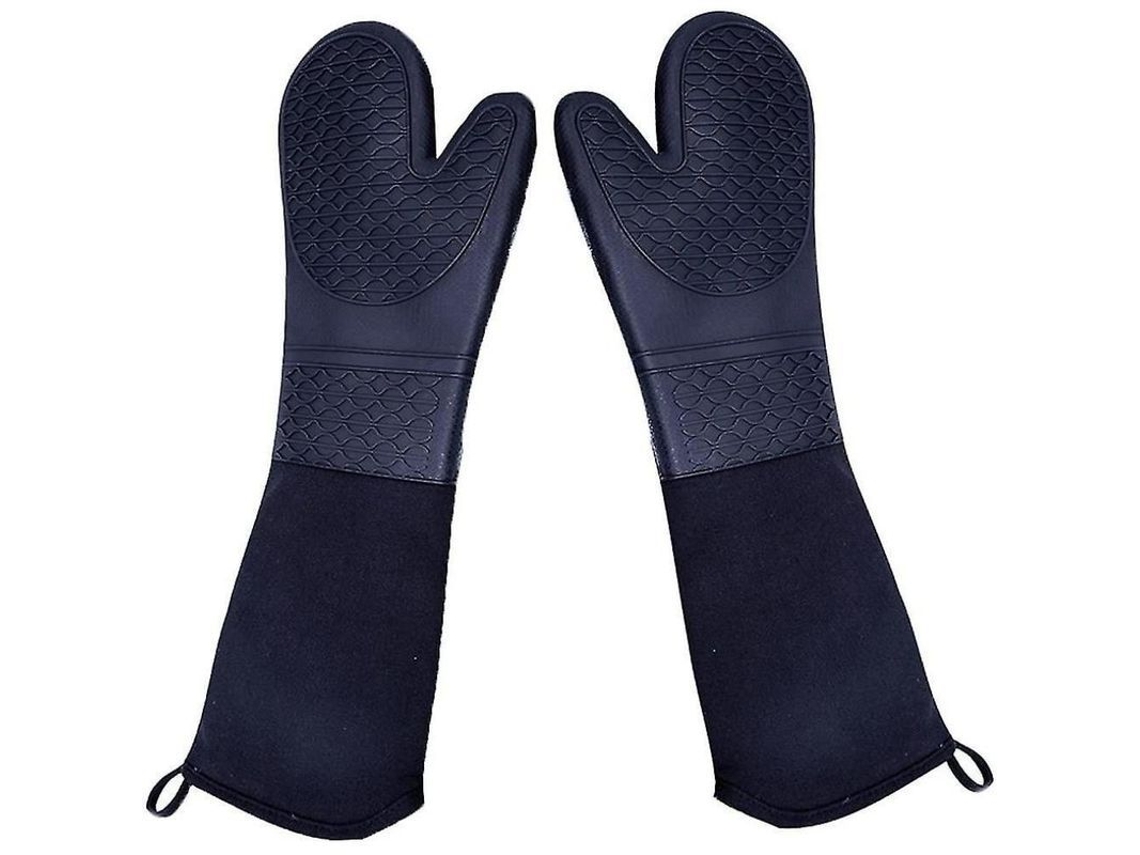 Guantes Largos De Silicona Para Horno, Resistentes Al Calor Hasta 240 °c, 2 Unidades.