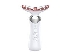 Massageador Facial Antirrugas 4 Em 1 Rf Para Pescoço Para Levantamento Antienvelhecimento E Firmeza Da Pele Flácida Branco Yizhood