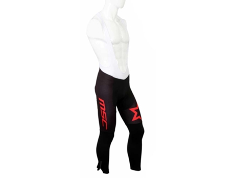 Pantalones Cortos para Hombre MSC Thermo Negro para Ciclismo (L)