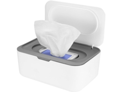 Distribuidor De Pañuelos Humedecidos - Portatexto - Pañuelos Humedecidos Con Tapa - Caja De Almacenamiento - Gris